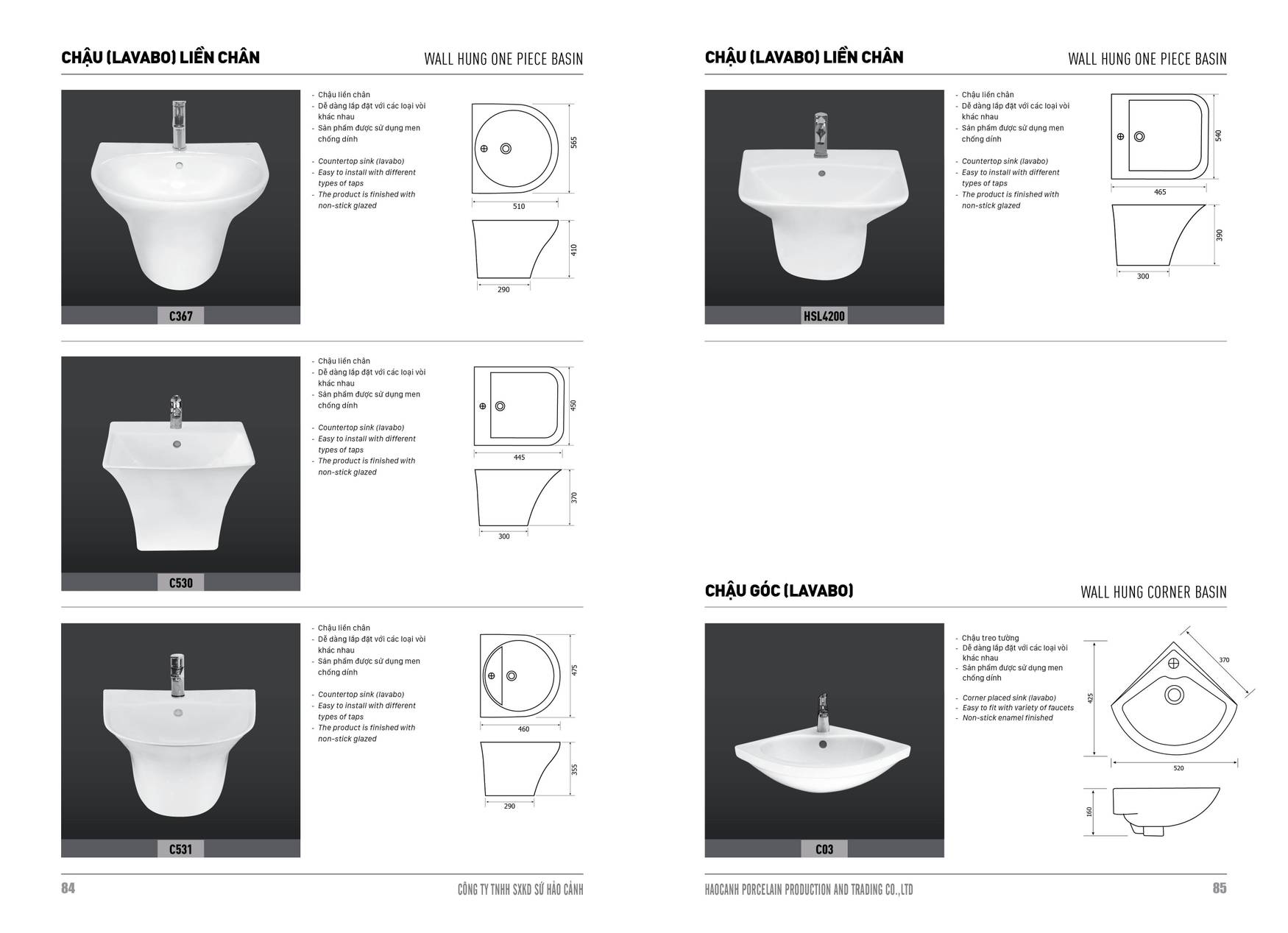 Thiết bị vệ sinh Hảo Cảnh HC Catalogue và Bảng giá 2025 /Page 43